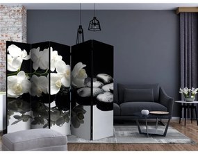 Paravento Spa, Stones and Orchid II [Room Dividers]