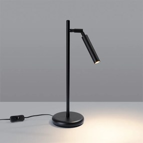 Lampada da tavolo nera (altezza totale 43 cm) Fideus – Sollux