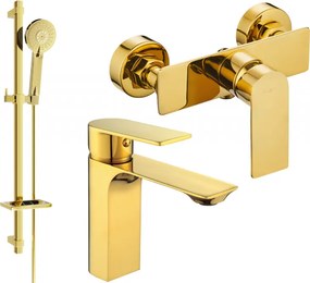 Mexen Alexa DQ40 set doccia, oro - 71204DQ40-50