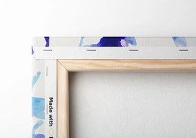 Stampa su tela – Astratto artistico blu