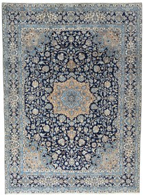 Kerman Tappeto persiano 410x300 Blu (Iran) Annodato A Mano