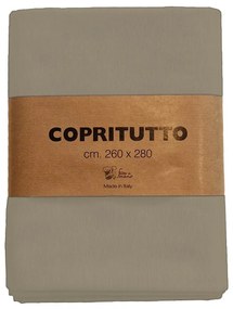 Coperta in Cotone Piazza beige, 260x 280 cm