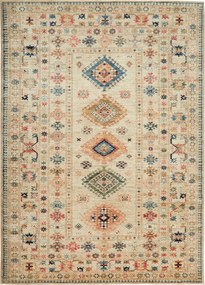 Kazak Tappeto orientale 240 x 170 Giallo (Pakistan) Annodato A Mano