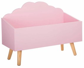 Baule 5five Nuvole Per bambini Rosa Legno MDF (58 x 28 x 45,5 cm)