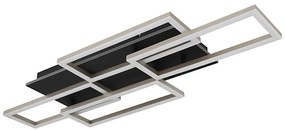Globo 67359-40A - JEFFRY Lampada da soffitto dimmerabile a LED 40W/230V 32,5x87,5 cm nero + telecomando
