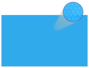 Copripiscina Rettangolare 500x300 Cm İn Pe Blu /
