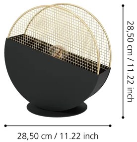 Eglo 43813 - Lampada da tavolo MUMBLES 1xE27/40W/230V