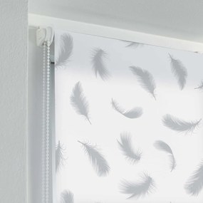 Tenda a pacchetto bianca in tessuto 90x180 cm Envolea – douceur d'intérieur
