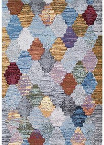 Tappeto Lux 635 – Tappeto Moderno Geometrico Multicolore, Antiscivolo, Lavabile in Lavatrice