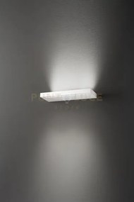 Applique bed in alluminio colore bianco 38,5cm a led 11w + 11w 1760...