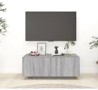 Mobile TV Grigio Sonoma 100x35x40 cm in Legno Multistrato cod mxl 33941