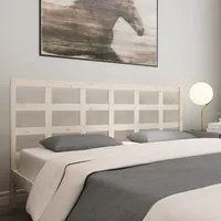 Testiera per Letto 185,5x4x100 cm in Legno Massello di Pino cod mxl 46546