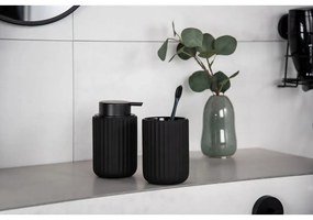 Set di accessori da bagno nero opaco in ceramica Belluno - Wenko