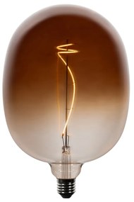 Set di 5 lampadine LED E27 dimmerabili G170 marroni 4,9W 130 lm 1800K