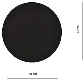 Applique da Parete in Acciaio FORM 2 Nero 2xG9