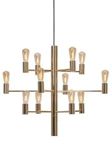 Manola 12 Lampadario Raso Ottone - Herstal