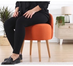 Poltroncina per bambini NIKI, diametro 46 cm, arancione