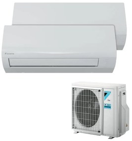 Condizionatore a muro multisplit inverter DAIKIN PRO ERA 9 + 9 classe raffreddamento A++, classe di riscaldamento A+, bianco