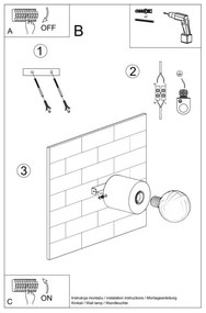 Sollux SL.0673 - Applique SALGADO 1xE27/60W/230V legno