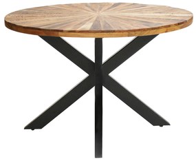 ROUNDED - tavolo con piano in legno massiccio