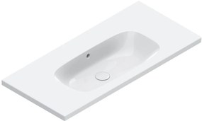 Catalano Alvea lavabo 100x46 cm rettangolare a parete-da mobile bianco 0621010001
