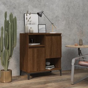 Credenza Rovere Marrone 60x35x70 Cm İn Legno Multistrato /