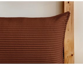 Letto matrimoniale color mattone imbottito con spazio contenitivo con griglia inclusa 160x200 cm Jade – Bobochic Paris