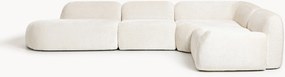 Divano angolare componibile XL in teddy-bouclé Wolke
