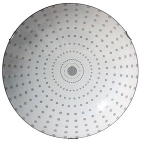 Plafoniera LED neoclassico Holly/50, bianco Ø 50 cm LUMICOM