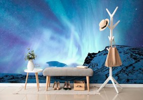 Carta da parati autoadesiva – Aurora boreale nordica