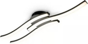 Plafoniera LED 3xLED/6W/230V 2700K nera