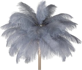 Lampada da terra grigia-oro (altezza 160 cm) Palm - Mauro Ferretti