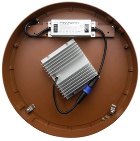 Lampione Stradale 40W 120lm/W Corten - Lumileds Colore Bianco Naturale 4.000K