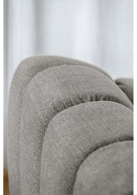 Divano angolare grigio chiaro (con penisola a destra/a L) Shell – Miuform