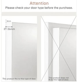 Appendiabiti in metallo bianco da 1,5 cm Tower - YAMAZAKI