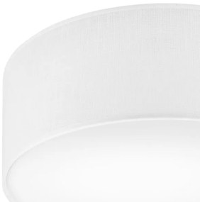 Plafoniera SIRJA 1xE27/60W/230V diametro 35 cm bianco