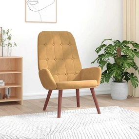 Poltrona Relax Marrone İn Velluto /