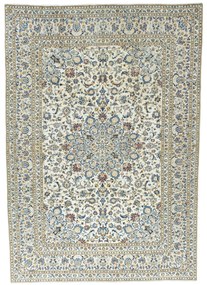 Kashan Tappeto 360x250 Beige (Iran) Annodato A Mano
