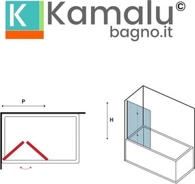 Sopravasca pieghevole 70 cm | KVS7000 - KAMALU