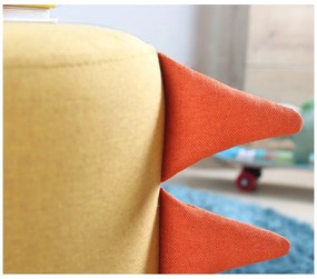 Pouf giallo per bambini Moouv - Artie