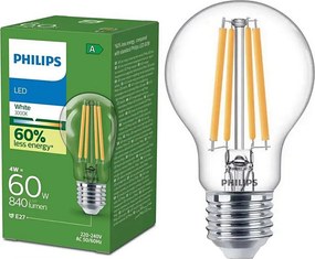 Lampadina LED ULTRAEFFICIENT VINTAGE Philips A60 E27/4W/230V 3000K