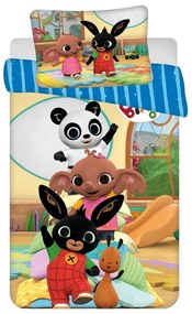 Set copripiumino e federa da bambini in cotone per culla 100x135 cm Bing Bunny "Tower" – Jerry Fabrics