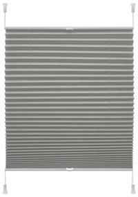 Tenda a pacchetto color antracite 80x150 cm Plisé Verona Termo – Gardinia