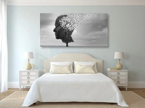 Quadro su tela – Albero in forma di volto