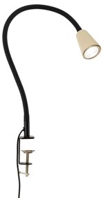 Orion - Lampada da tavolo flessibile con clip DOTTY 1xGU10/10W/230V beige/nero