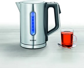 Severin WK 3418 - Bollitore elettrico 1,7 l 3000W/230V acciaio inox/nero