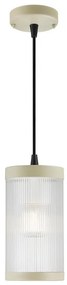 Nordlux - Lampadario da esterno a sospensione con filo COUPAR 1xE27/25W/230V IP33 color crema