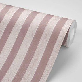 Carta da parati – Motivo di legno in rosa splendido