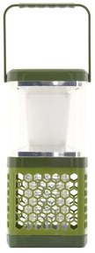 Lampada portatile ricaricabile a LED con una trappola per insetti LED/3W/1800 mAh verde