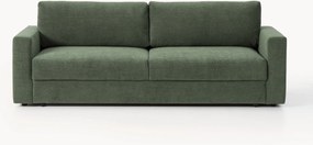 Divano letto 3 posti in velluto con contenitore Tasha